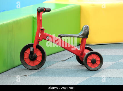 Child's Retro Red Tricycle Stock Photo