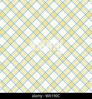 Tartan seamless yellow and white pattern.Texture for plaid, tablecloths, clothes, shirts, dresses, paper, bedding, blankets, quilts and other textile Stock Vector