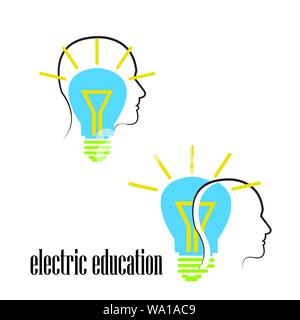 Several hanging lamps lamp idea ideas Bright Business Idea Concept Vector bulb light education icon Bright idea Big Bulbs Electric Enery fun Funny FAQ Stock Vector