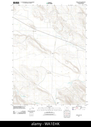 USGS Topo Map Oregon Sand Lake 20110816 TM Restoration Stock Photo - Alamy