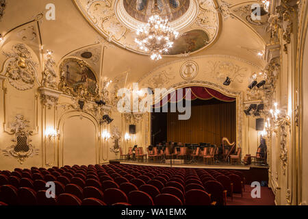 The interior of the Duma theatre in Budapest, Hungary. Stock Photo