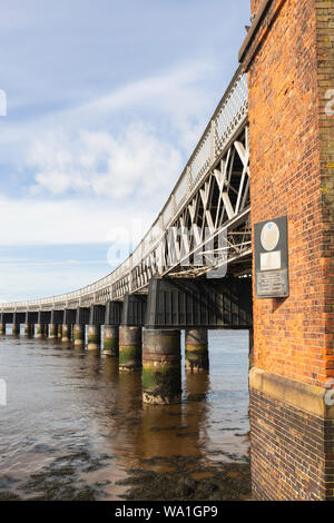 Tay Rail Bridge Dundee Tayside Scotland Stock Photo