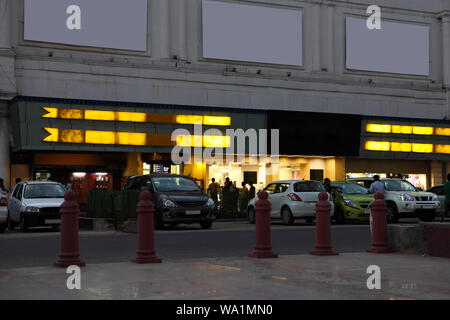 Facade of a shopping mall Stock Photo