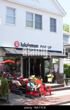 Lululemon Pop Up Store Stock Photo