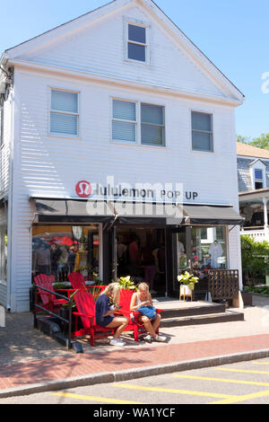 Lululemon Pop Up Store Stock Photo