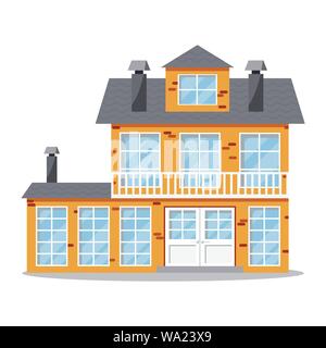 beautiful mansion isolated icon design Stock Vector Image & Art - Alamy