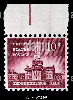 Independence Hall 1753 Philadelphia Pennsylvania postage stamp