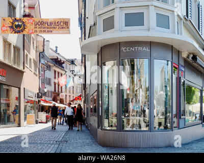 Quartier-Fest Niederdorf Zürich August 2019 Stock Photo