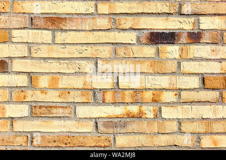 Background from a fine brown brick wall Stock Photo