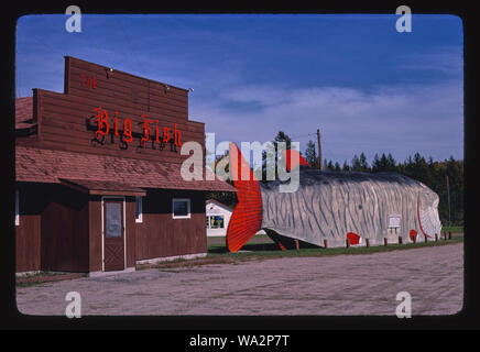 Big Fish Supper Club, Bena, Minnesota Stock Photo