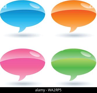 Balloon speech design Stock Vector