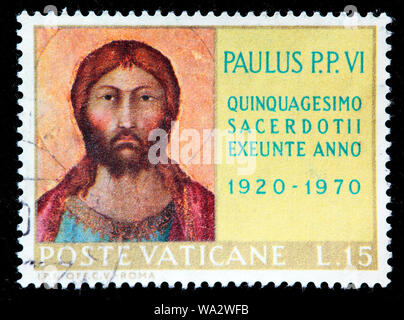 Vatican postage stamp Stock Photo - Alamy