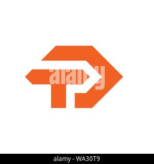Vector TD Letter Logo Template. Initial letters TD, Clean and simple logo template. Available in resizable EPS vector file format Stock Vector