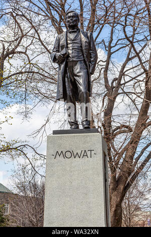 A statue of Oliver Mowat, Queens Park, Toronto. Stock Photo
