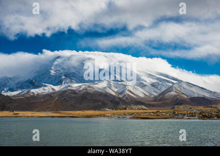 Muztagh ata peak Stock Photo