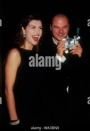 Century City, California, USA 1st November 1994 Actress Finola Hughes and husband Russell Young attend TriStar Pictures' 'Mary Shelley's Frankenstein' Premiere on November 1, 1994 at Cineplex Odeon Century Plaza Cinemas in Century City, California, USA. Photo by Barry King/Alamy Stock Photo Stock Photo