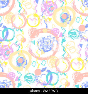 seamless pattern geometry shapes Stock Photo