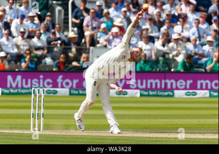 London, UK. 17th Aug, 2019. LONDON, ENGLAND. AUGUST 17: Ben Stokes of England during play on the 4th day of the second Ashes cricket Test match between England and Australia at Lord's Cricket ground in London, England on August 17, 2019 Credit: Action Foto Sport/Alamy Live News Stock Photo