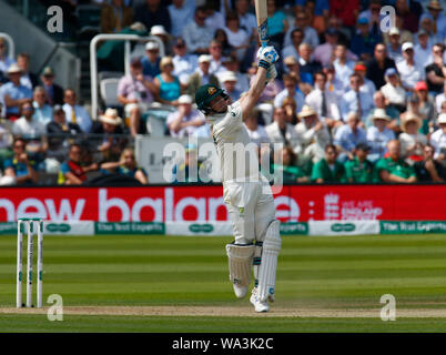 London, UK. 17th Aug, 2019. LONDON, ENGLAND. AUGUST 17: Steve Smith of Australia during play on the 4th day of the second Ashes cricket Test match between England and Australia at Lord's Cricket ground in London, England on August 17, 2019 Credit: Action Foto Sport/Alamy Live News Stock Photo