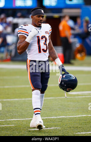 Chicago Bears tight end Desmond Clark against the Oakland Raiders in the first  day game at the new Soldier Field in Chicago on Sunday, Oct. 5, 2003. Photo  via Newscom Stock Photo - Alamy