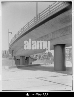 Bronx-George Washington Bridge. Stock Photo
