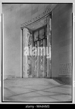 Brooklyn Public Library (Ingersoll Memorial), Park Circle, Brooklyn. Stock Photo