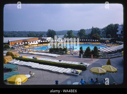 Brown's Hotel, Loch Sheldrake, New York Stock Photo