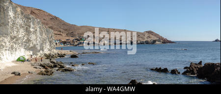 Tibouda Beach In Nador city - Morocco - Stock Photo