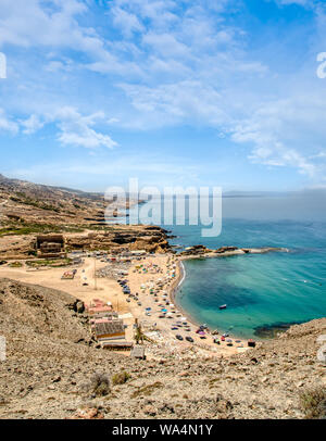 Charrana Beach In Nador city - Morocco - Stock Photo
