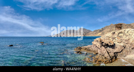 Tibouda Beach In Nador city - Morocco - Stock Photo