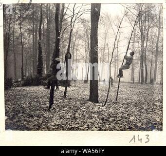 Dieue. 16-01-1917. Général de Maud'huy. Lieutenant de Vaisseau Hébert - Fonds Berthelé - 49Fi1877-143. Stock Photo