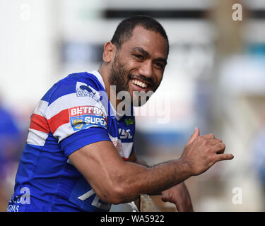 Wakefield, UK, 11 8 2019. 11 August 2019. Mobile Rocket Stadium, Wakefield, England; {category} {suppcat1}, {suppcat2} vs {suppcat3};    Dean Williams/RugbyPixUK Stock Photo