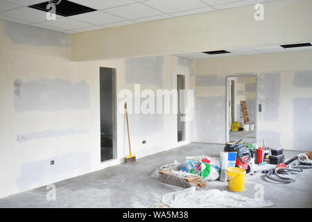 dry construction site Stock Photo