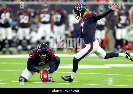 Houston, Texas, USA. 17th Aug, 2019. Houston Texans linebacker Dylan Cole  (51) looks to tackle Detroit Lions running back C.J. Anderson (26) on a  running play during the first quarter of the