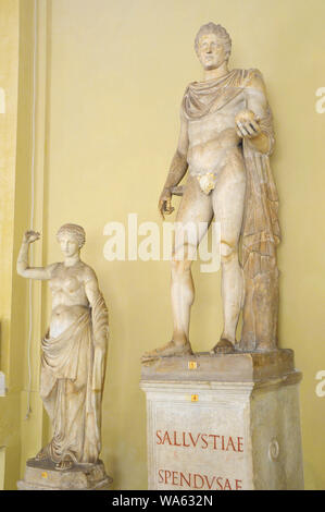VATICAN CITY - APRIL 5, 2016: statues in the Vatican Museums. Stock Photo