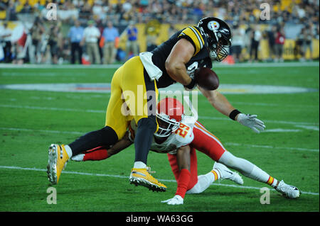 July 28th, 2018: Steelers Vance McDonald #89 during the Pittsburgh