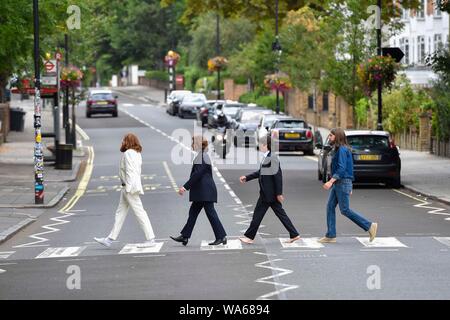 ZEBRA CROSSING NEAR ABBEY ROAD STUDIOS, Non Civil Parish - 1396390