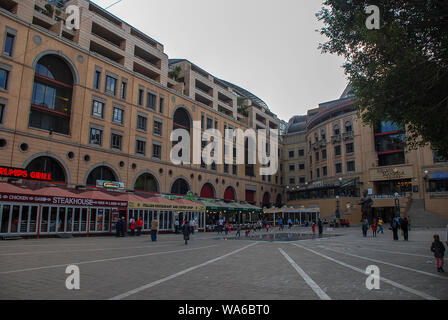 Nelson Mandela Square in the Sandton area of Johannesbug in South Africa Stock Photo