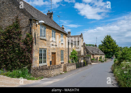 The picturesque Cotswold village of Naunton, Gloucestershire, United Kingdom Stock Photo