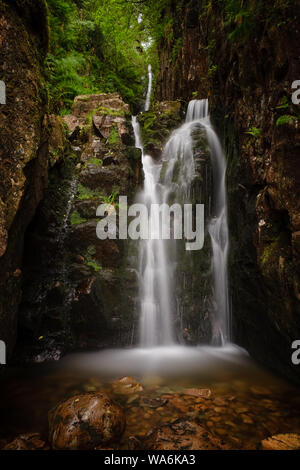 Scale Force waterfall, Lake District, UK Stock Photo