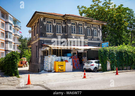 Historical traditional Ankara house in Hamamonu district of Altindag, Ulus, Ankara, Turkey. Stock Photo