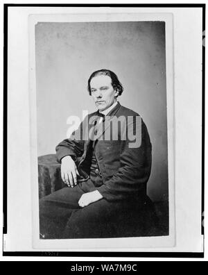 Aze Klein, three-quarter length portrait, seated, facing slightly left Stock Photo