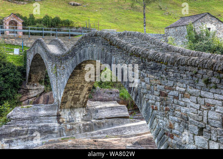 Lavertezzo, Ticino, Switzerland, Europe Stock Photo