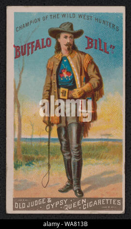 Buffalo Bill, of the wild west hunters Old Judge & Gypsy Queen Cigarettes Stock - Alamy
