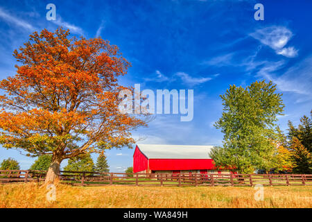 Typical Canadian Countryside in Ontario Stock Photo - Alamy