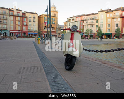 Universal Portofino Bay Hotel, Universal Studios Florida, USA, May 21, 2019, © Katharine Andriotis Stock Photo