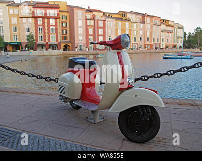 Universal Portofino Bay Hotel, Universal Studios Florida, USA, May 21, 2019, © Katharine Andriotis Stock Photo