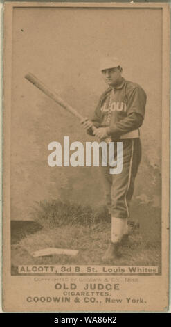 C. Alcott, St. Louis Whites, baseball card portrait Stock Photo