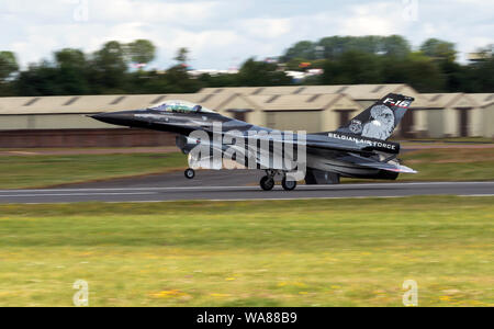 Belgian Air Force F-16AM Fighting Falcon 'Vador'  at the Royal International Air Tattoo 2019 Stock Photo