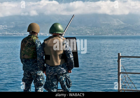 Standing Guard Stock Photo